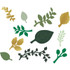 TEACHER CREATED RESOURCES Teacher Created Resources® Green and Gold Paper Leaves, 40 Pieces
