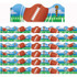 EUREKA Eureka® Football Deco Trim®, 37 Feet Per Pack, 6 Packs