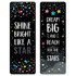 CREATIVE TEACHING PRESS Creative Teaching Press® Star Bright Positive Mindset Bookmark, 30 Per Pack, 6 Packs