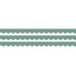 TEACHER CREATED RESOURCES Teacher Created Resources® Retreat Green Scalloped Border Trim, 35 Feet Per Pack, 3 Packs