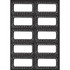 ASHLEY PRODUCTIONS Ashley Productions® Die-Cut Magnetic Chalk Loop Labels/Nameplates, 10 Pieces