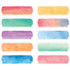 TEACHER CREATED RESOURCES Teacher Created Resources® Watercolor Labels, Non-Adhesive, 120 Per Pack, 3 Packs