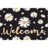 ASHLEY PRODUCTIONS Ashley Productions® The Original Fun Mat™, Welcome Mat, 15.5" x 23.5", Daisies Welcome