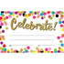 TEACHER CREATED RESOURCES Teacher Created Resources® Confetti Celebrate! Awards, 8.5" x 5.5", Pack of 25