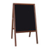FLIPSIDE Flipside Products Stained Marquee Easel with Black Chalkboard, 42" H x 24"W