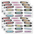 ASHLEY PRODUCTIONS Ashley Productions® Magnetic Die-Cut Timesavers & Labels, Months of the Year, Black and White Assorted Patterns, 12 Per Pack, 6 Packs