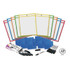ADVANTUS Charles Leonard Reusable Dry Erase Pockets Class Pack with Markers and Cloth Erasers