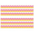 CARSON DELLOSA EDUCATION Carson Dellosa Education Happily Ever Elementary Retro Remix Warm Waves Scalloped Bulletin Board Borders, 39 Feet Per Pack, 6 Packs