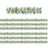 TEACHER CREATED RESOURCES Teacher Created Resources® Holly Die-Cut Border Trim, 35 Feet Per Pack, 6 Packs