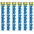 TEACHER CREATED RESOURCES Teacher Created Resources® Snowflakes Border Trim, 35 Feet Per Pack, 6 Packs