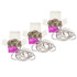 ADVANTUS Charles Leonard Metal Book Rings, 3", Silver, 10 Per Pack, 3 Packs