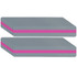 ASHLEY PRODUCTIONS Ashley Productions® Sentence Strip Reading Guide, 1-1/4" x 7-1/4", Pink, Pack of 24