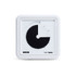 TIME TIMER LLC Time Timer® Braille 8" 60-Minute Visual Timer - Black Disk