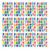 EUREKA Eureka® Color My World Alphabet Window Clings, 12 Sheets