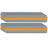 ASHLEY PRODUCTIONS Ashley Productions® Sentence Strip Reading Guide, 1-1/4" x 7-1/4", Orange, Pack of 24