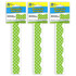 TEACHER CREATED RESOURCES Teacher Created Resources® Magnetic Borders, Lime Polka Dots, 24 Feet Per Pack, 3 Packs