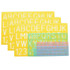 ACME UNITED CORPORATION Westcott® Letter Stenciling Guides, 4 Per Set, 3 Sets
