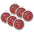 LEARNING ADVANTAGE READY 2 LEARN™ Jumbo Circular Washable Stamp Pad - Red - 5.75" dia. - Pack of 6