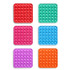 THE FIDGET GAME LTD The Fidget Game CVC Pop It Mats, Pack of 6