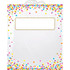 ASHLEY PRODUCTIONS Ashley Productions® Hanging Confetti Pattern Storage/Book Bag, 10.5" x 12.5"