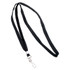 ADVANTUS Advantus® Deluxe Lanyard with J-Hook, Black, Box of 24