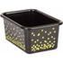 TEACHER CREATED RESOURCES Teacher Created Resources® Black Confetti Small Plastic Storage Bin