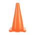 CHAMPION SPORTS Champion Sports Hi-Visibility Flexible Vinyl Cone, Weighted, Orange, 18" Length