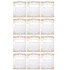 ASHLEY PRODUCTIONS Ashley Productions® Hanging Confetti Pattern Storage/Book Bag, 10.5" x 12.5", Pack of 12