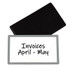 C-LINE PRODUCTS INC C-Line® Slap 'N Go Magnetic Holders, Side Load, 4-1/4 x 2-1/2, Gray, Pack of 10
