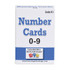 LEARNING ADVANTAGE Learning Advantage® Number Cards 0-9 - Black - Set of 50