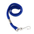 BAUMGARTENS INC SICURIX Flat Lanyard with J Hook, Blue, Pack of 100