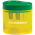 DIXON TICONDEROGA CO Ticonderoga® Two Hole Pencil Sharpener, Green/Yellow, 1 Count