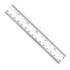 ADVANTUS Charles Leonard Double Bevel Plastic Ruler, 6", Clear