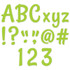 CREATIVE TEACHING PRESS Creative Teaching Press® Stylish Lime Green 4" Designer Letters, 235/Pack