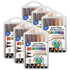 THE PENCIL GRIP The Pencil Grip™ Triangular Magic Stix Global Skin Tone Markers, 12 Per Pack, 6 Packs