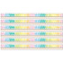 CARSON DELLOSA EDUCATION Happily Ever Elementary Creatively Inspired Watercolor Chevron Straight Borders, 36 Feet Per Pack, 6 Packs