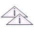 LEARNING ADVANTAGE Learning Advantage® Dry Erase Magnetic Triangle - 45/45/90 Degrees, Pack of 2