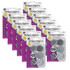 ADVANTUS Charles Leonard Designer Button Style Magnets, Super Strong - Assorted Black & White Designs, 6 Per Pack, 12 Packs