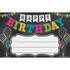 TEACHER CREATED RESOURCES Teacher Created Resources® Chalkboard Brights Happy Birthday Awards