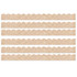 CARSON DELLOSA EDUCATION Carson Dellosa Education True to You Woven Bamboo Scalloped Bulletin Board Borders, 39 Feet Per Pack, 6 Packs