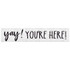 TEACHER CREATED RESOURCES Teacher Created Resources® Modern Farmhouse Yay! You're Here! Banner