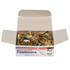 ADVANTUS Charles Leonard Fasteners, Round Head, Brass Plated, 1 Inch Shank, 10 mm Head, Box of 100