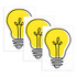 CREATIVE TEACHING PRESS Creative Teaching Press® Core Décor Doodle Lightbulb 6" Designer Cut-Outs, 36 Per Pack, 3 Packs