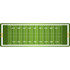 ASHLEY PRODUCTIONS Ashley Productions® The Original Fun Mat™, Mat Runner, 15.5" x 47", Football Field