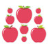 CREATIVE TEACHING PRESS Creative Teaching Press® Apple Time Apples Designer Cut-Outs, 3 Sizes, Pack of 36