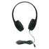 CALIFONE INTERNATIONAL Califone On-Ear Headphones with 3.5mm Plug, Black