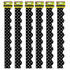 TEACHER CREATED RESOURCES Teacher Created Resources® Black Mini Polka Dots Border Trim, 35 Feet Per Pack, 6 Packs