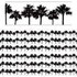 TEACHER CREATED RESOURCES Teacher Created Resources® Coco Palms Straight Border Trim, 35 Feet Per Pack, 6 Packs