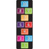 ASHLEY PRODUCTIONS Ashley Productions® Smart Poly™, The Original Fun Mat™, Mat Runner, 15.5" x 47", Numbers 1-10, Chalk loop