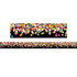 TEACHER CREATED RESOURCES Teacher Created Resources® Colorful Confetti on Black Straight Rolled Border Trim, 50 Feet